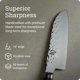 thumbnail image 3 of Cuchillo Santoku Shun 14 cm Premier Acabado Martillado, 3 of 7