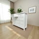 thumbnail image 2 of Comoda de Madera 9 cajones 120x40x90 Color Blanco Ranurado, 2 of 3