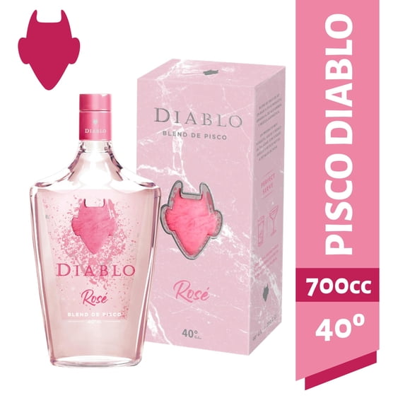 Cóctel Botella de Pisco Rosé, 750