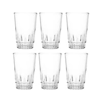 Set 6 Vasos Trago Altos Torino Bebidas Jugos Allegra 320Ml