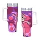 thumbnail image 4 of Snagglepuss Vaso aislado de acero inoxidable con asa, diseño temático, regalo para familia, amigos y fans; incluye pajita y encaja en el portavasos estándar, 40 oz, 4 of 6