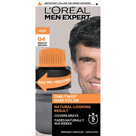 L’Oréal Paris - Tinte Para El Cabello L'Oreal Paris Men Expert One Twist Marrón Medio 04