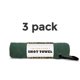 thumbnail image 2 of Toalla de tiro 41 cm pack de 3 verde bosque con clip, 2 of 2