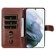 thumbnail image 5 of Funda con Cremallera para Samsung Galaxy S22 Ultra 5G, Carcasa Cartera de Cuero PU con Soporte y Tarjetero, 5 of 6