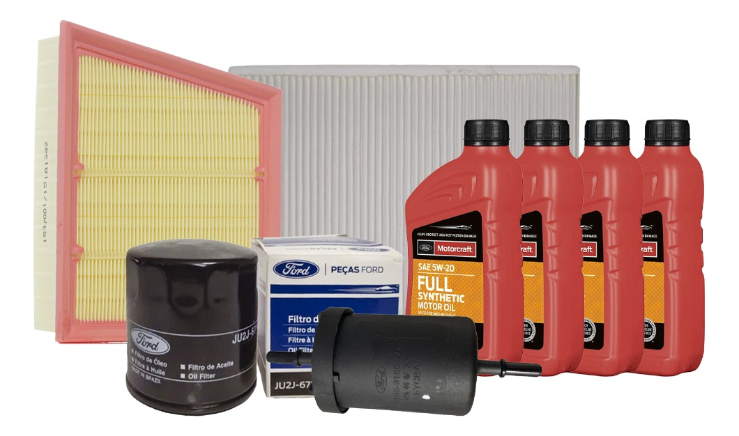 Motorcraft - Kit Mantencion Orig. Ford Ecosport 1.5 Aceites + Filtros