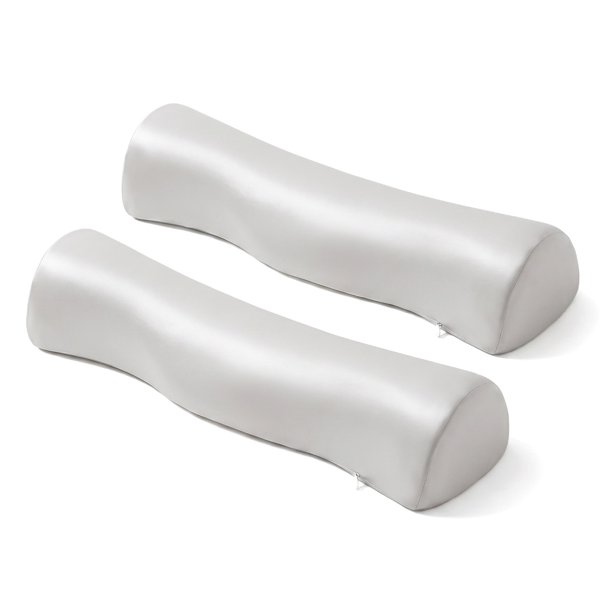 REGALWOVEN Almohada de Cuello Almohada de Viaje Esponja Soporte Cervical para Dormir Gris B 19.7x5.9x3.9 pulgadas