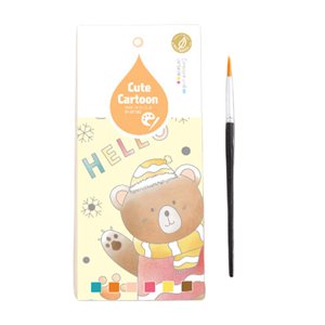 Magideal - Libro De Pintura De Acuarela De Bolsillo, Libro De Acuarela De Bolsillo, Juego De Colorear, Creatividad, Libros Para Colorear Con Agua Para Niñas, Niñ Dibujos Animados