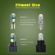 thumbnail image 4 of Bombilla LED DODOFUN T5 T10 12 V 320 lm blanca para cuadro de instrumentos, 4 of 7