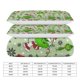 thumbnail image 3 of Whimsical Grinch Christmas Seamless Pattern 3 Pieces Duvet Cover Set Full Size Super Soft Fade Resistant Microfiber, 3 of 4