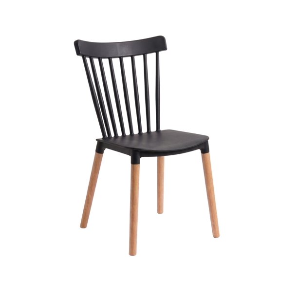 Silla Windsor para Comedor - Negro