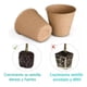 thumbnail image 3 of 50pcs Macetero Biodegradables Fibra Coco Germinación Orgánanica, 3 of 5
