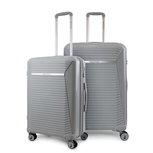 Pack 2 maletas Nautica Niza mediana 20kg y grande 23kg gris