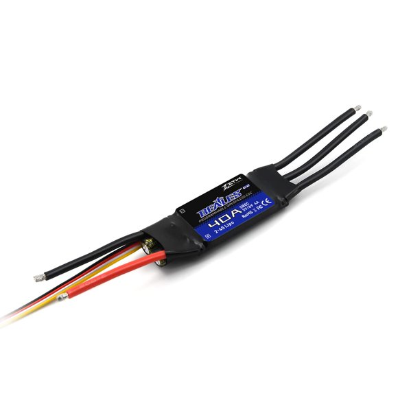 Controlador de velocidad electrónico ZTW Beatles G2 40A 4A/5V 2-4S para avión RC