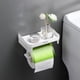 thumbnail image 1 of Upgrade Your Bathroom with Our Stylish and Handy Waterproof Wall Mounted Paper Holder - No Punching Required!, 1 of 4