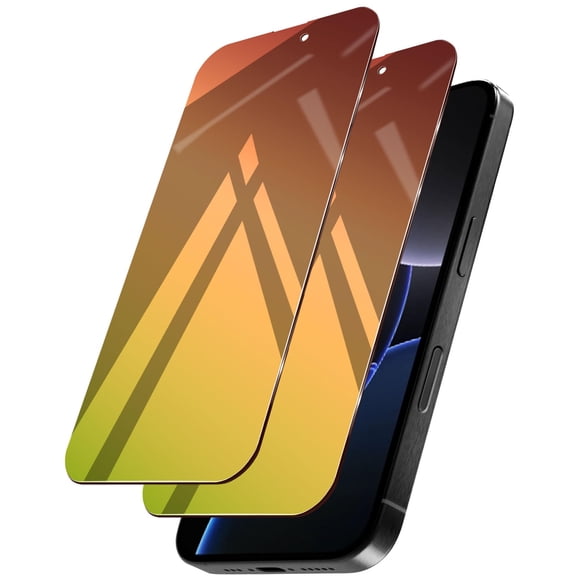 Protector de pantalla Ivachell para iPhone 17 Pro Max, pack de 2, verde