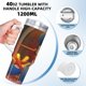 thumbnail image 5 of Bienvenido a Casa: Wally Darling Vaso aislado de acero inoxidable con asa, diseño temático, regalo para familia, amigos y fans; incluye pajita y encaja en el portavasos estándar, 40 oz, 5 of 6