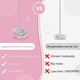 thumbnail image 2 of Espumador De Leche De Doble Batidor Rosa A Pilas, 2 of 9