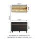 thumbnail image 3 of Kit Muble de Cocina Madesa Reims 120 cm Negro, 3 of 9