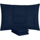 thumbnail image 5 of Fundas de almohada Utopia Bedding tamaño king, 20 x 40 cm, paquete de 4 unidades, color azul marino, 5 of 7