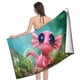 thumbnail image 4 of Ajolote Toalla de playa de secado rápido con diseño temático, regalo para mujeres y niñas, ideal para cumpleaños, fans, amantes de la música, uso en la playa o al aire libre, 78 × 150 cm, 4 of 6