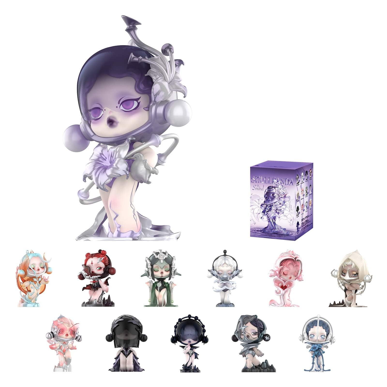 Figuras De Acción Pop Mart Skullpanda The Sound Series