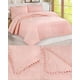 thumbnail image 4 of Cubrecama 2 Plazas Con Detalles De Pompones Color Rosado, 4 of 4