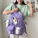 thumbnail image 2 of Waterproof Book Bag Multifunctional Nylon Large Capacity School Bag Travel Backbag Teenage, 2 of 3