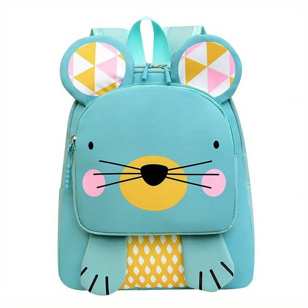 Children's Schoolbag Cartoon Sheep Owl Chick Cow Animal Kindergarten Backpack Lightweight Backpack For Boys And Girls Outdoor Travel Backpack