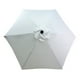 thumbnail image 2 of Quitasol Extendible 3m Soporte Pedestal Lateral Blanco UV, 2 of 3