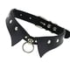 thumbnail image 4 of Gargantilla Gótica Punk, Collar De Mujer De Cuero PU, Joyería De Cuello Negro, 4 of 5