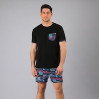 Pijama Fls Manga Corta Y Short Flores Hombre 33885-171