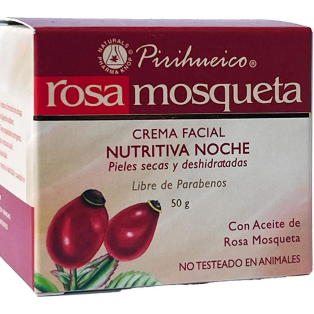 Pharma Knop - Crema Facial Nutritiva Noche 50 G - Rosa Mosqueta