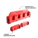 thumbnail image 3 of Soporte magnético para carraca EZRED 3/8" rojo – 4 carracas, 3 of 5