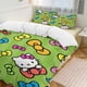 thumbnail image 3 of Green Hello Kitty Comforter Twin SizeComforter Set for Kids Girls3Pcs Bedding Set Printed Comforter with 2 PillowcasesDown AlternativeSoft and Lightweight Bed Sheets, 3 of 5
