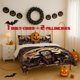 thumbnail image 1 of 3pcs Dracula Vampire Printed Bedding Set Featuring a Soft Duvet Cover And Two Pillowcases, 1 of 5