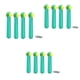 thumbnail image 1 of 100Pzas Fundas de Asiento para Flotador de Pesca Anti Nudo Bobber Bead Equipo de Pesca, 1 of 6