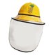 thumbnail image 5 of Sombrero De Doble Protección Para Bebés Con Cubierta Facial A Prueba De Polvo Anti-escupir Amarillo-S, 5 of 5