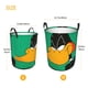 thumbnail image 5 of Pato Lucas Cesta de lavandería de gran capacidad redonda con asa, bolsa para ropa sucia plegable, almacenamiento para dormitorio, baño y lavadero 44x35 cm, 5 of 6