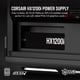 thumbnail image 2 of Fuente de alimentación CORSAIR HX1200i Ultra-Low Noise 80 Plus Platinum, 2 of 7