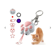 Genérico - Laser Para Gatos Patita Proyector Multipatron