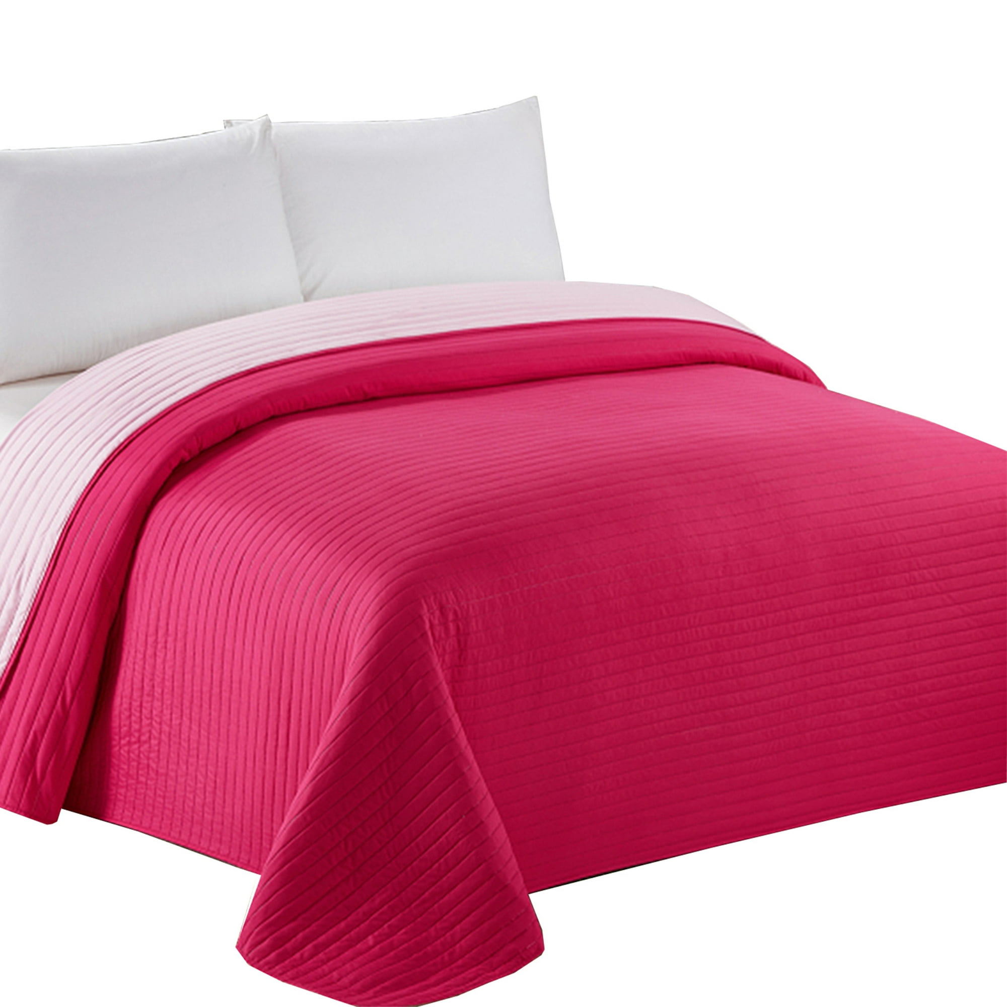 Mallorca - Cobertor California Magenta Bicolor Reversible Sin Funda 1 Plaza