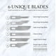 thumbnail image 5 of Cutter Cuchillo De Precisión 6 Hojillas Intercambiables, 5 of 8