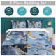 thumbnail image 5 of Jinbe Bed Duvet Cover Funny Anime Cartoon Bedding Sets Lightweight 3 Piece Comforter Sets, 5 of 5