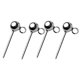 thumbnail image 4 of 4pcs S925 Pendientes De Perno Prisionero De Bola De Plata Esterlina Backs Jewelry Silver 5mm, 4 of 5