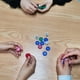 thumbnail image 4 of Juego de dados, juego de mesa con caja de hierro, 3 dados y 40 fichas frías, divertido y energético juego para fiestas y bebidas en familia., 4 of 7
