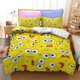 thumbnail image 1 of SpongeBob Quilt Duvet Dona Cover Pillowcase Bedding Set 3-Piece Bedding Set (1 Duvet Cover + 2 Pillow Shams), 1 of 5