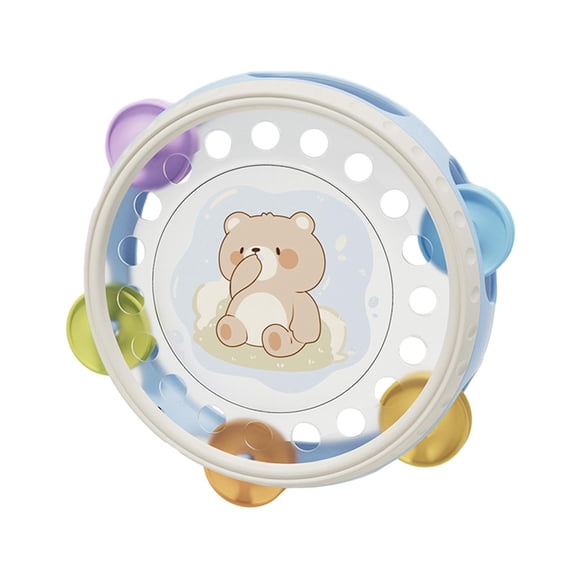 Pandereta De Mano, Sonajero Educativo Para La Primera Infancia, Regalos Para Bebés Y Niños Pequeños, Oso