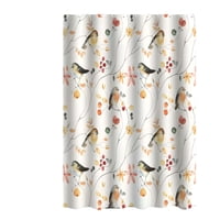 Genérico - Cortina Para Baño Mas Forro De Ducha V2