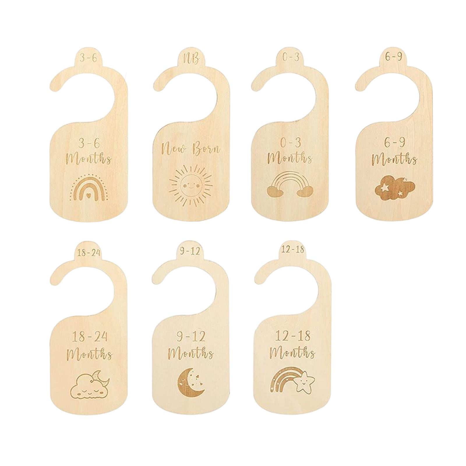 Bothyi - Separadores De Ropa Para Bebés Recién Nacidos, 7 Piezas, Separadores De Armario Para Recién Nacidos