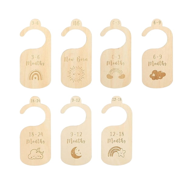 Separadores De Ropa Para Bebés Recién Nacidos, 7 Piezas, Separadores De Armario Para Recién Nacidos